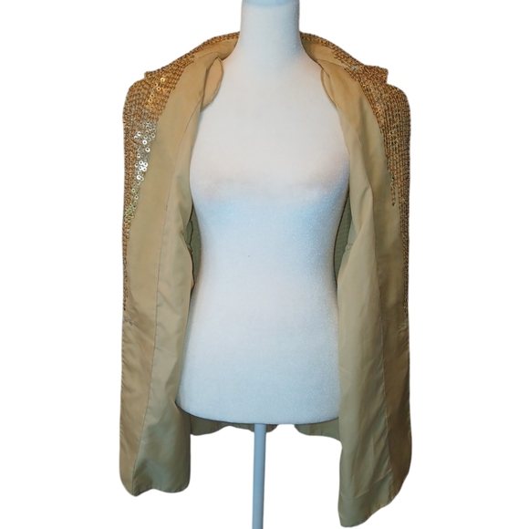 Lew Magram Collection New York Vintage 80s sequen jacket  size L. Gorgeous! - Picture 6 of 8